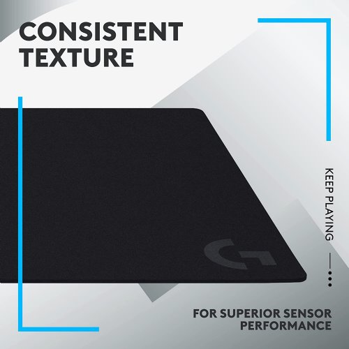 Logitech G840 Extra Large Gaming Mouse Pad, Optimized for Gaming Sensors, Moderate Surface Friction, Non-Slip Mouse Mat, Mac and PC Gaming Accessories, 900 x 400 x 3 mm...