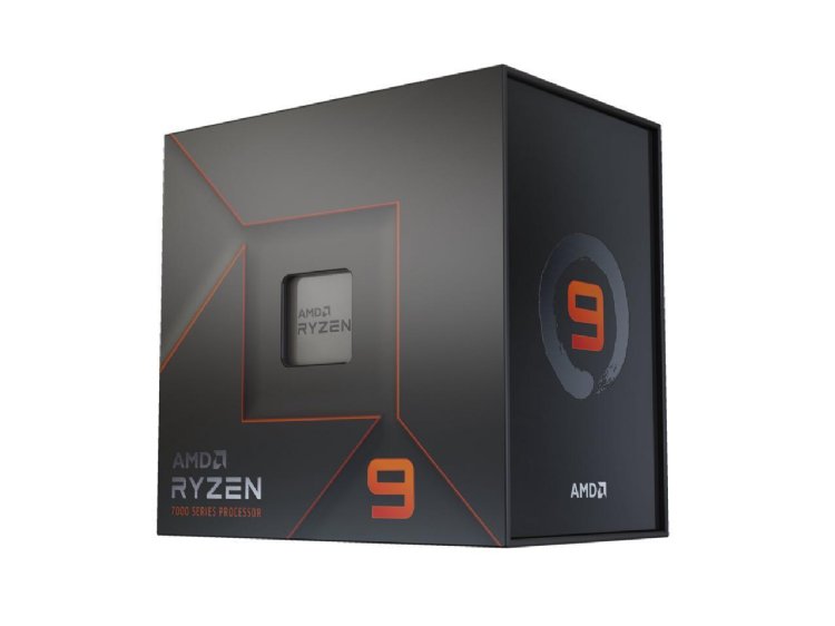 AMD Ryzen 9 7950X without cooler, 16 Cores and 32 Threads - Radeon Graphics, 170 Watts AM5 Socket with Retail Box...