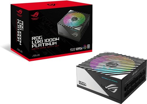 ASUS ROG Loki SFX-L 1000W Platinum (Fully Modular Power Supply, 80+ Platinum, 120mm PWM ARGB Fan, Aura Sync, ATX 3.0 Compatible, PCIe 5.0 Ready)...