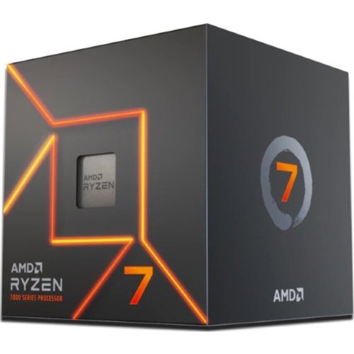 AMD Ryzen 7 7700 8-Core/16-Thread 5nm ZEN 4 Processor with Wraith Prism Cooler - Socket AM5 5.3GHz boost, 40MB Cache 65Watt...