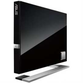 ASUS EXTERNAL READ 6X BD-ROM/ R/RE, WRITE 8X DVD+R, USB 2.0 RETAIL, BLACK, for PC, Mac, and Laptop...