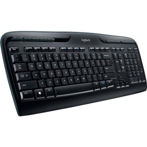 Logitech MK320 Wireless Desktop Keyboard and Mouse Combo - English Layout, 2.4GHz Encrypted Wireless Connection, Long Battery Life...
