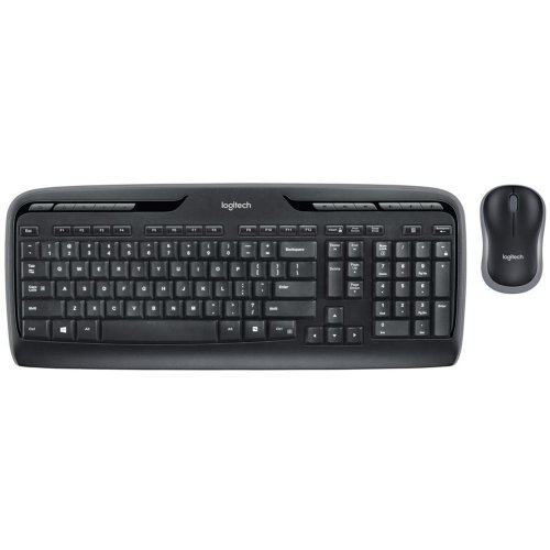 Logitech MK320 Wireless Desktop Keyboard and Mouse Combo - English Layout, 2.4GHz Encrypted Wireless Connection, Long Battery Life...