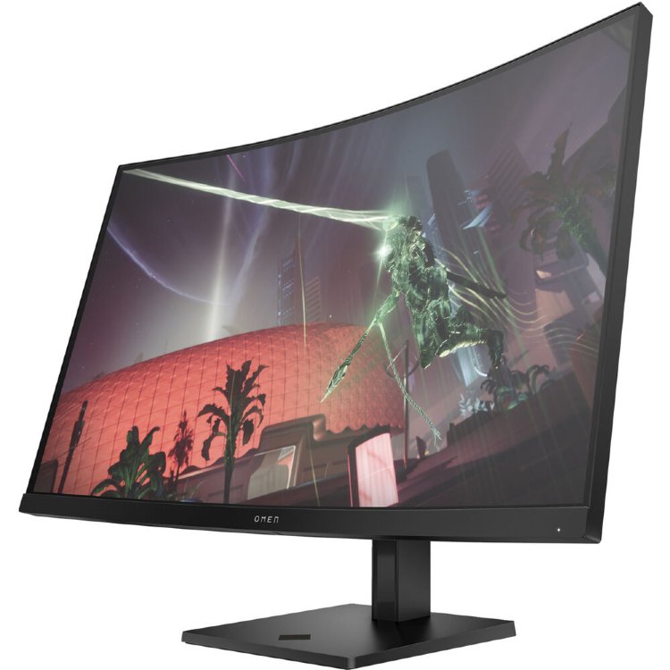 HP OMEN 32c 31.5" 1440p HDR 165 Hz Curved Gaming Monitor, QHD (1440p) 2560 x 1440 at 165 Hz, 1 ms (Overdrive) Response Time, FreeSync Premium, 16.7 Million Colors with HDR...