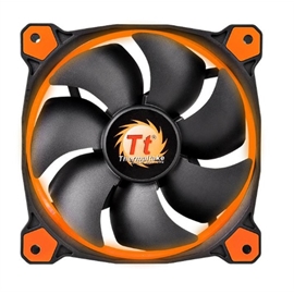 Thermaltake Riing 14 LED Radiator Fan/Fan/14025/1400rpm/LED Orange (CL-F039-PL14OR-A) ...