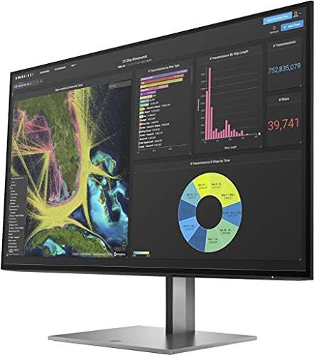 HP Z27K G3 27 Inch IPS LED Backlit Monitor, 4K UHD 3840 x 2160, Blue Light Filter, USB Type-C, HDMI, DisplayPort