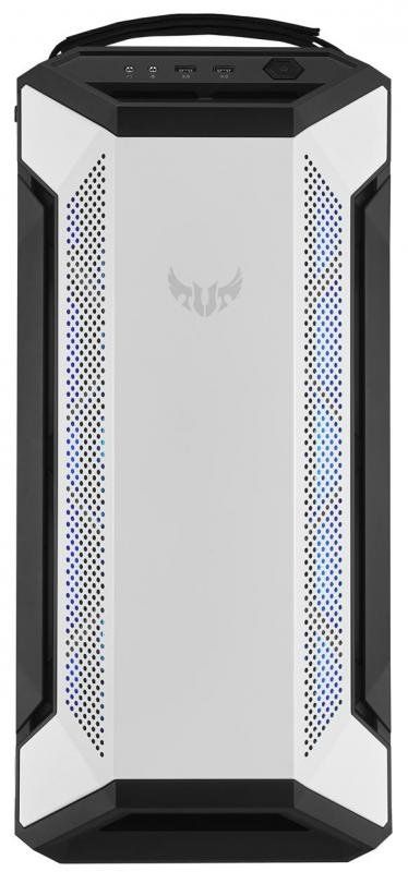 ASUS TUF Gaming GT501 White Edition Mid-Tower Computer Case for up to EATX Motherboards with 2 x USB 3.1 Front Panel, Smoked Tempered Glass, Steel Construction...