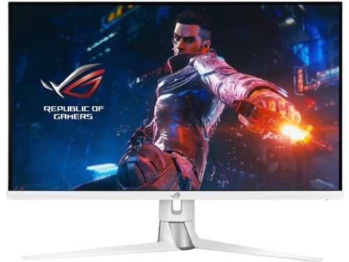 ASUS ROG Swift 32" 1440P Gaming Monitor (PG329Q-W) - White, QHD (2560 x 1440), Fast IPS, 175Hz, 1ms, G-sync Compatible, Eye Care, DisplayPort, HDMI, USB, Display...