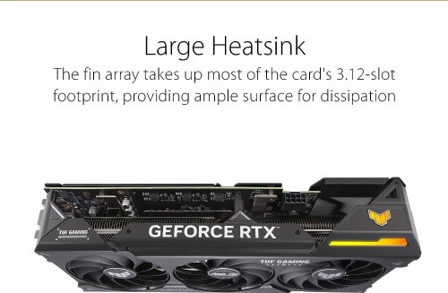 Asus TUF Gaming Geforce RTX 4060 Ti 8GB - Graphics Card - Geforce RTX 4060 Ti - 8 GB GDDR6 - PCIe 4.0 - HDMI, 3 x Displayport...