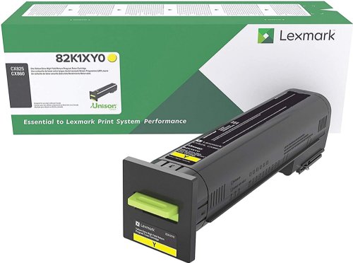 Lexmark CX825, CX860 Yellow  Extra High Yield Return Program Toner Cartridge (82K1XY0) â€¦