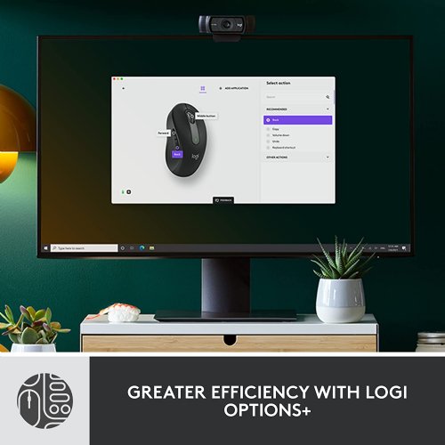 Logitech Signature MK650 Combo for Business, Wireless Mouse and Keyboard, Logi Bolt, Bluetooth, SmartWheel, Globally Certified, Windows/Mac/Chrome/Linux...(Graphite)