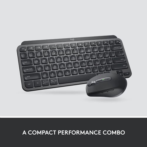 Logitech MX Keys Mini Combo for Business , Compact, Wireless Keyboard & Mouse, Logi Bolt Technology, Bluetooth, Certified Windows/Mac/Chrome/Linux...(Graphite)