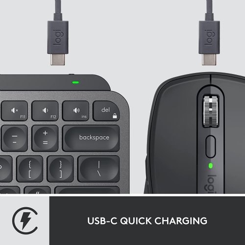 Logitech MX Keys Mini Combo for Business , Compact, Wireless Keyboard & Mouse, Logi Bolt Technology, Bluetooth, Certified Windows/Mac/Chrome/Linux...(Graphite)