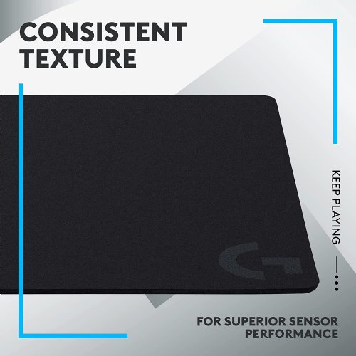 Logitech G440 Hard Gaming Mouse Pad, Optimized for Gaming Sensors, Low Surface Friction, Non-Slip Mouse Mat, Mac and PC Gaming Accessories, 340 x 280 x 5 mm...