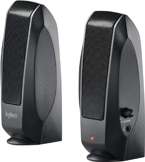 Logitech OEM S-120 Speaker System, Response Bandwidth-50Hz-20KHz. System Requirements: Television, Computer, Smartphone, Tablet, Music player...