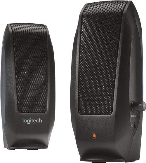 Logitech OEM S-120 Speaker System, Response Bandwidth-50Hz-20KHz. System Requirements: Television, Computer, Smartphone, Tablet, Music player...