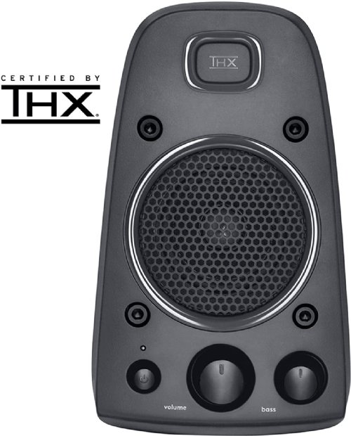 Logitech Z625 Powerful THX Sound 2.1 Speaker System for TVs, Game Consoles and Computers, 200 watts RMS/400 watts peak power delivers crisp sound and thundering bass...