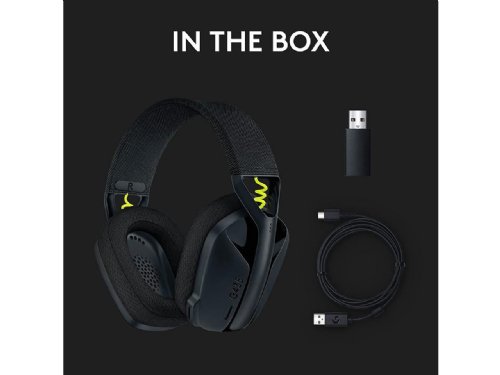 Logitech G435 Stereo Gaming Heaset, Lightspeed wireless and low latency Bluetooth connectivity, providing more freedom of play on PC, smartphones, PlayStation and Nintendo Switch...