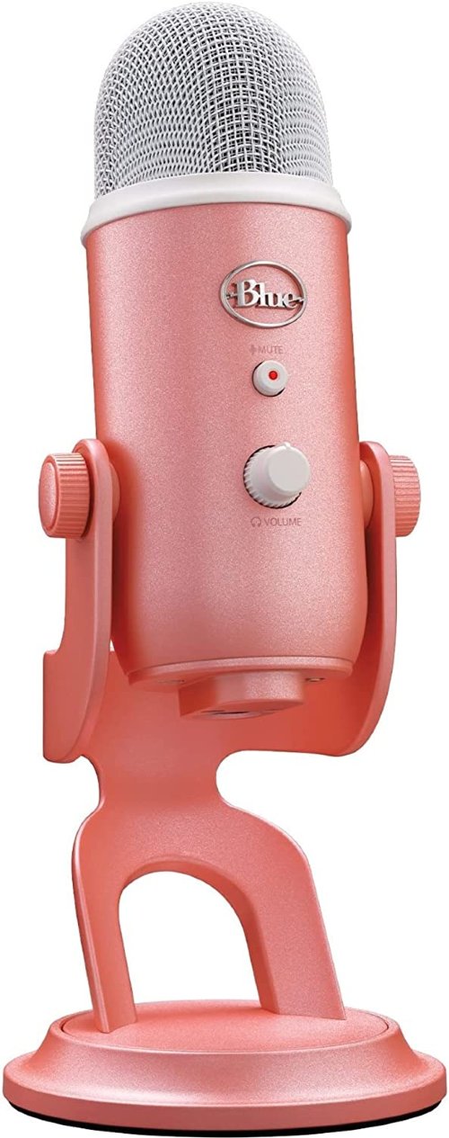 Logitech Blue Yeti for Aurora Collection USB Microphone (Pink Dawn)...