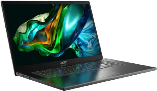 Acer Aspire 5 17.3" Full HD IPS (1920x1080) Notebook, Intel Core i7-1355U, 16GB LPDDR5, 1024GB PCIe SSD, Intel Iris X(e), Wi-Fi 6E wirelss LAN, 802.11 ab/g/n/ac/ax, BT5.1, Steel Gray...