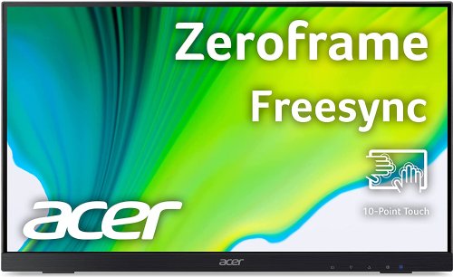 Acer UT222Q bmip 21.5 Full HD (1920 x 1080) 10 Point Touch Monitor with AMD FreeSync Technology, Up to 75Hz,  5ms (Display Port, HDMI Port, VGA & USB Port) ....