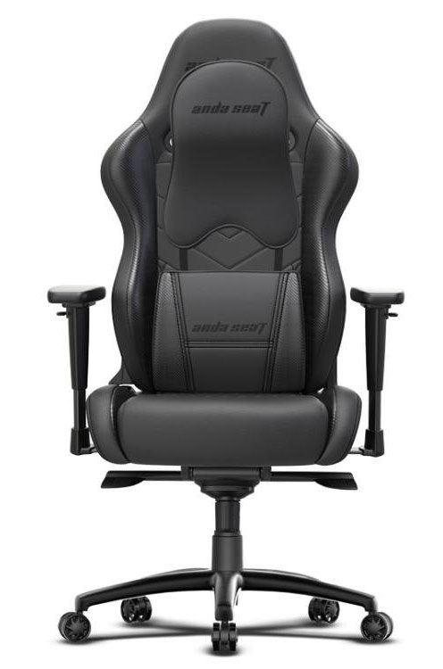 Anda Seat Dark Wizard Premium Gaming Chair, 3D Armrest, 60MM PU Cover Caster, 2.30 Black Aluminum Feet, 160 Degree Recliner, 22MM, 2.0 Steel 50/65 Foam Cotton Head Pillow...