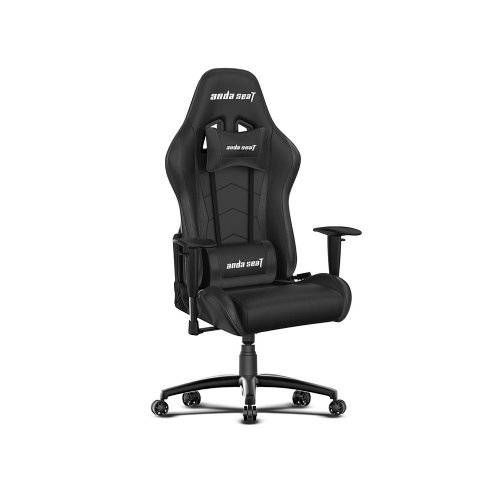 Anda Seat AXE Series Gaming Chair.  2D Armrest, 60MM PU Covered Caster, 1.85 Black Aluminum Feet, 160 Degree Recliner, 20MM, 2.0 Steel 50/65 Foam Softness Memory Foam Pillow...