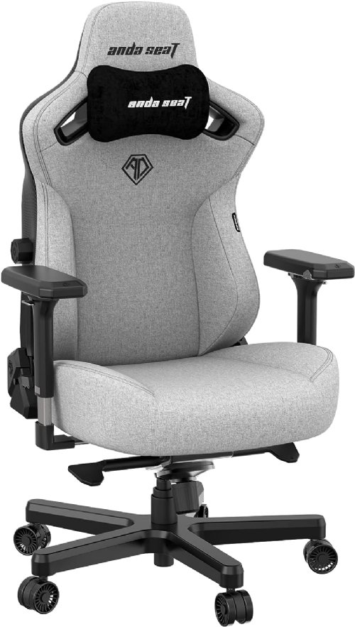 Anda Seat Kaiser 3 Gaming Chair, DuraXtra bonded PVC leather provides a really soft and comfortable sitting experience with scratch and stain resistance, Re-Dense Moulded Foam...