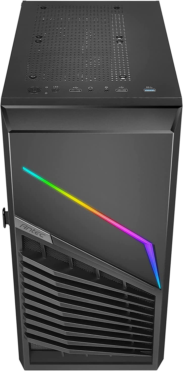 Antec Dark Phantom Series DP31 Minitower MATX Gaming PC Case...