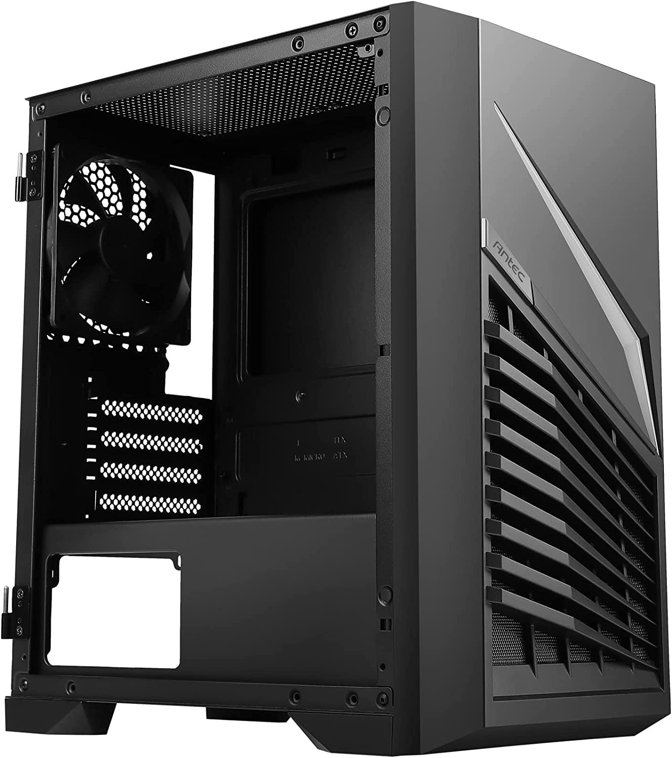 Antec Dark Phantom Series DP31 Minitower MATX Gaming PC Case...