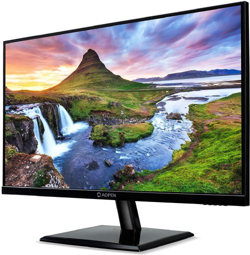 Acer Aopen 24CH2Y bix, 24 inch (1920x1080) 1080P IPS Monitor, 75Hz, HDMI 3-side borderless, inputs 1xVGA, 1xHDMI...