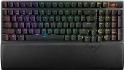 ASUS ROG Strix Scope II 96 Wireless Mechanical Gaming Keyboard - 96% Full-Size, Tri-Mode Connection, Bluetooth Compatible, Hot Swappable Pre-lubed ROG NX Storm Clicky Switches ...