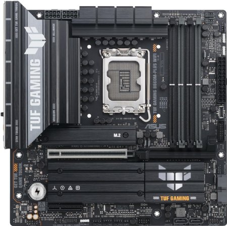 ASUS TUF Gaming B860M-PLUS WiFi B860 LGA 1851 mATX Motherboard, Intel Core Ultra Series 2 Ready, AI PC, 12+1+2+1 80A Stages, DDR5,PCIe 5.0, 3X M.2 ...