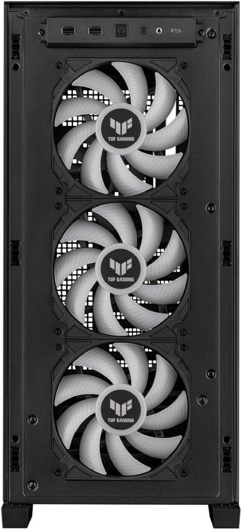 ASUS TUF Gaming GT302 ARGB ATX Mid-Tower PC Case, Four 140 x 28 mm ARGB fans for high airflow and static pressure, interchangeable side panel, detachable top panel, hidden-connector ...