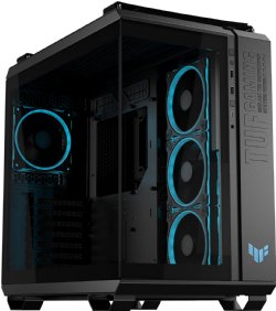 ASUS TUF Gaming GT502 Black ATX Mid-Tower Computer Case with Front Panel RGB Button, USB 3.2 Type-C and 2x USB 3.0 Ports, 2- way Graphic Card Mounting Orientation ...