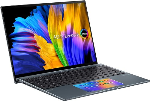 ASUS Zenbook 14X OLED14.0" 2.8K (2880 x 1800) Touch Screen, Intel Core i7-1260P (2.1 GHz), 16GB LPDDR5 (on board), 512GB PCIe SSD, Nvidia GeForce MX550 2GB GDDR6, Wi-Fi 6E...