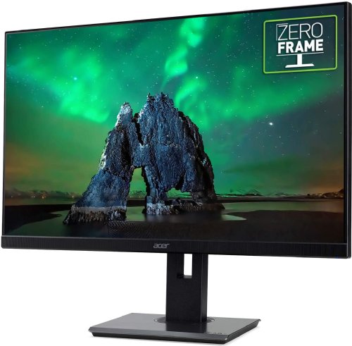 Acer B247YU bmiipprx 23.8" IPS Monitor - 2560x1440 - 75Hz Refresh Rate - 4ms GTG - Adaptive-Sync - Built-in 2W Speakers - 2x HDMI - DisplayPort 1.2 - Mini-DisplayPort..