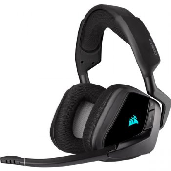 Corsair VOID RGB Elite Wireless Premium Gaming Headset with 7.1 Surround Sound, Carbon (CA-9011201-NA) ...