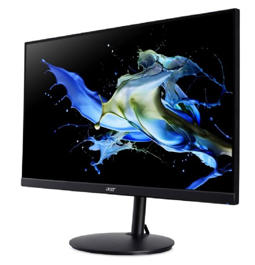 Acer CB242Y DBMIPRCX, 24IN wide, AG, Three sides, No, IPS, Edge-to-Edge, 1920 x 1080, 16:9, 250 cd/m2, 1ms VRB, VGA,  HDMI, DisplayPort, USB ( for webcam), Black , Three years...