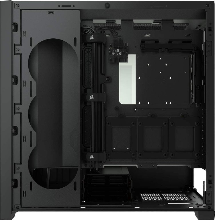 Corsair 5000D Airflow Tempered Glass Mid-Tower ATX PC Case, RapidRoute Cable Management System, Tool-Free Tempered Glass Side Panel, Black...(CC-9011210-WW)