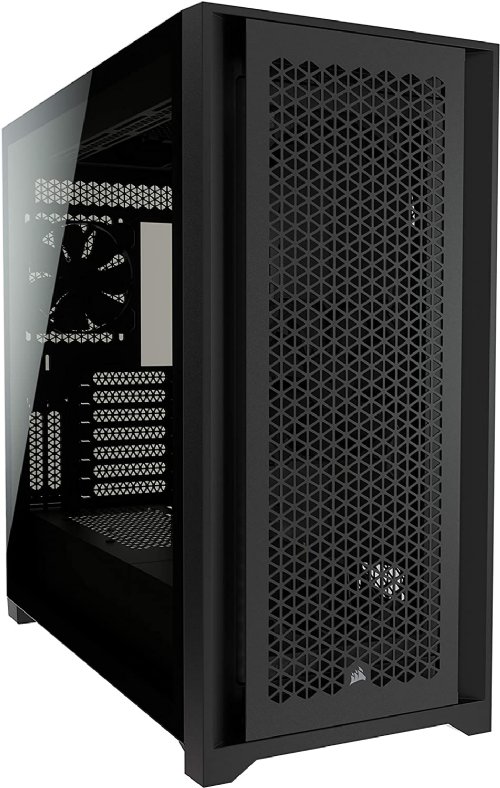 Corsair 5000D Airflow Tempered Glass Mid-Tower ATX PC Case, RapidRoute Cable Management System, Tool-Free Tempered Glass Side Panel, Black...(CC-9011210-WW)