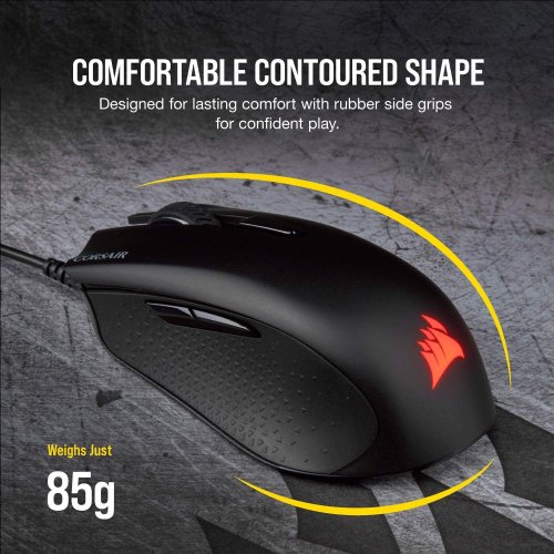 Corsair Harpoon PRO - RGB Gaming Mouse - Lightweight Design - 12,000 DPI Optical Sensor, Wired Pro...(CH-9301111-NA)