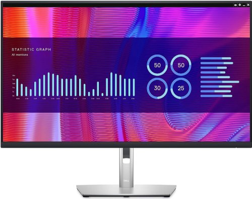 Dell 32" USB-C Hub Monitor P3223DE, IPS, Flat, QHD 2560 x 1440, 32Inch, 1.07 billion, 8Ms, 60 Hz, 0.2727Mm, 1000:1, 350 nits, 178/178, 16:9, 99% sRGB,...