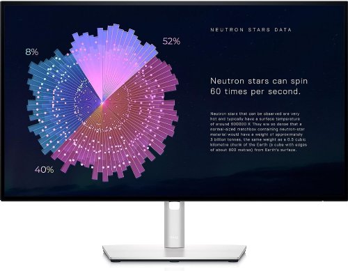 Dell UltraSharp 27" USB-C Hub Monitor U2722DE, LCD Monitor, Flat, IPS, QHD 2560 x 1440, 27Inch, 8Ms, 60 Hz, 0.2331Mm, 1000:1, 350 cd/m2, 16:9, 100% sRGB, 100% Rec 709...