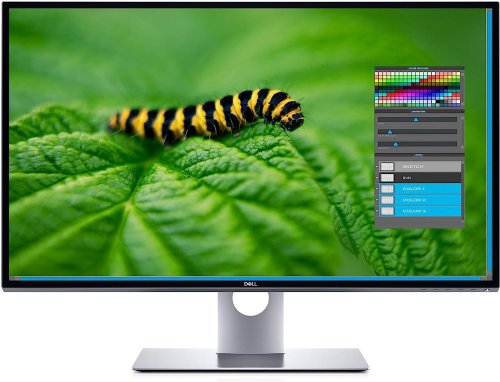 Dell UltraSharp 32 UltraHD 8K LCD Monitor, IPS, 8K 7680 x 4320 at 60 Hz, 16:9, 400 cd/m2, 6 ms, Anti-reflective, 2H Hard Coating, 1300:1, 1.07 billion, Black...