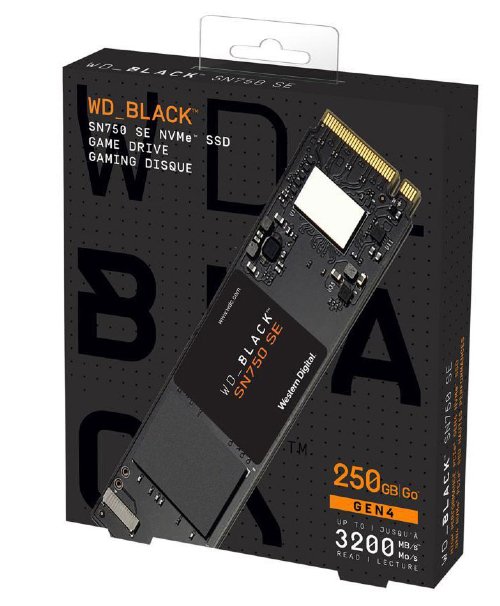 Western Digital Black 500GB SN750 SE NVM...(WDS500G1B0E)