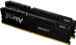 Kingston 16GB 6000MT/S DDR5 CL30 DIMM (Kit of 2) Fury Beast,  Black EXPO