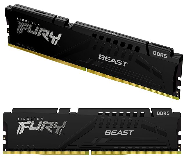 32GB 5200 MHz DDR5 CL40 DIMM Kit Of 2 Fury Beast Black 