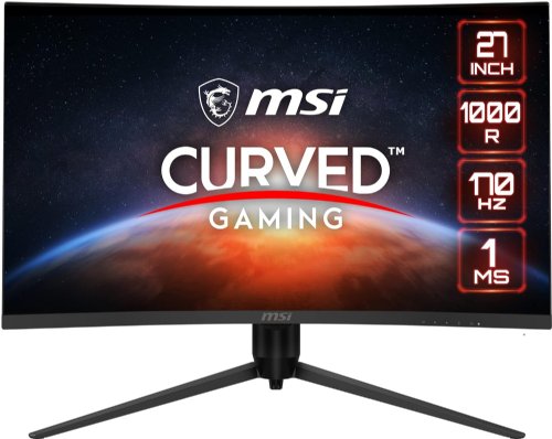 MSI Optix G321CQP 32" 16:9  (2560x1440) QHD Curved Gaming Monitor, 1000R VA Panel,165Hz, 1ms Response Time, 2xHDMI DisplayPort, HDR Ready, black...