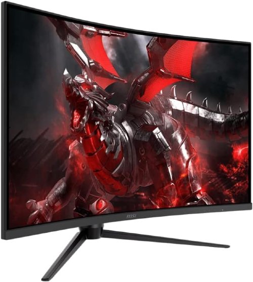 MSI Optix G321CQP 32" 16:9  (2560x1440) QHD Curved Gaming Monitor, 1000R VA Panel,165Hz, 1ms Response Time, 2xHDMI DisplayPort, HDR Ready, black...